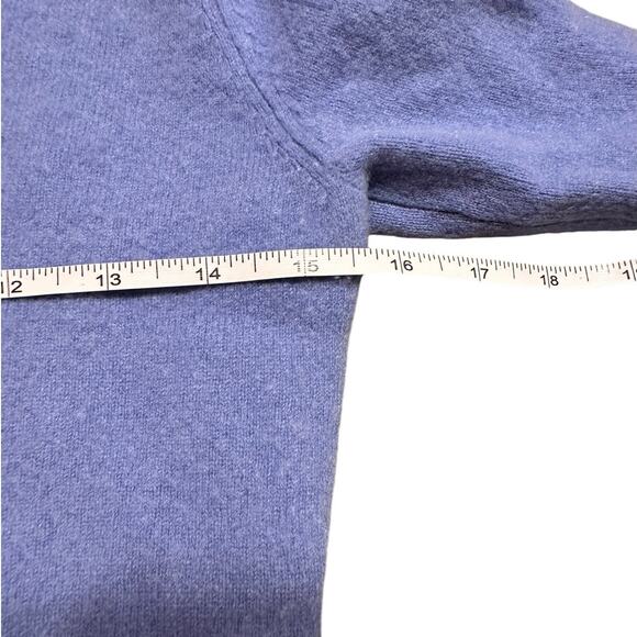 Garnet Hill 100% Cashmere Light Blue Sweater Size XS - Picture 4 of 5